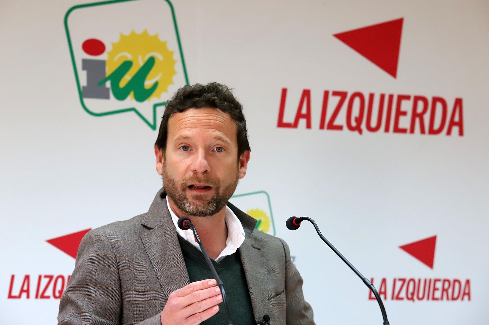 Daniel Calderón, portavoz de Adelante en la Diputación de Huelva.