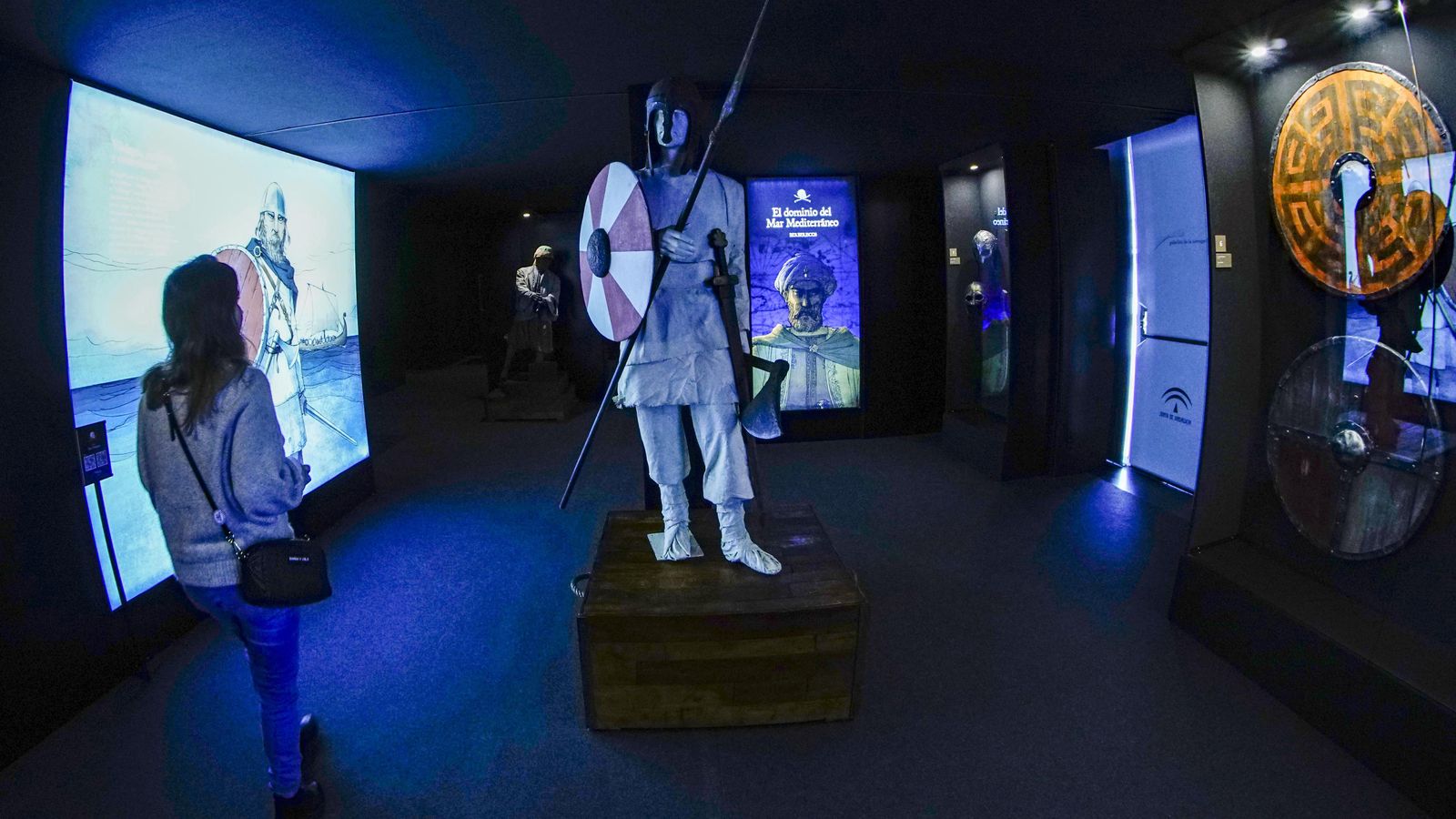 Exposición de piratas en el Pabellón de la Navegación.