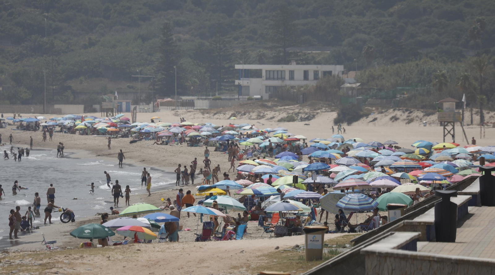 Fotos de un sábado en la playa de Getares de Algeciras