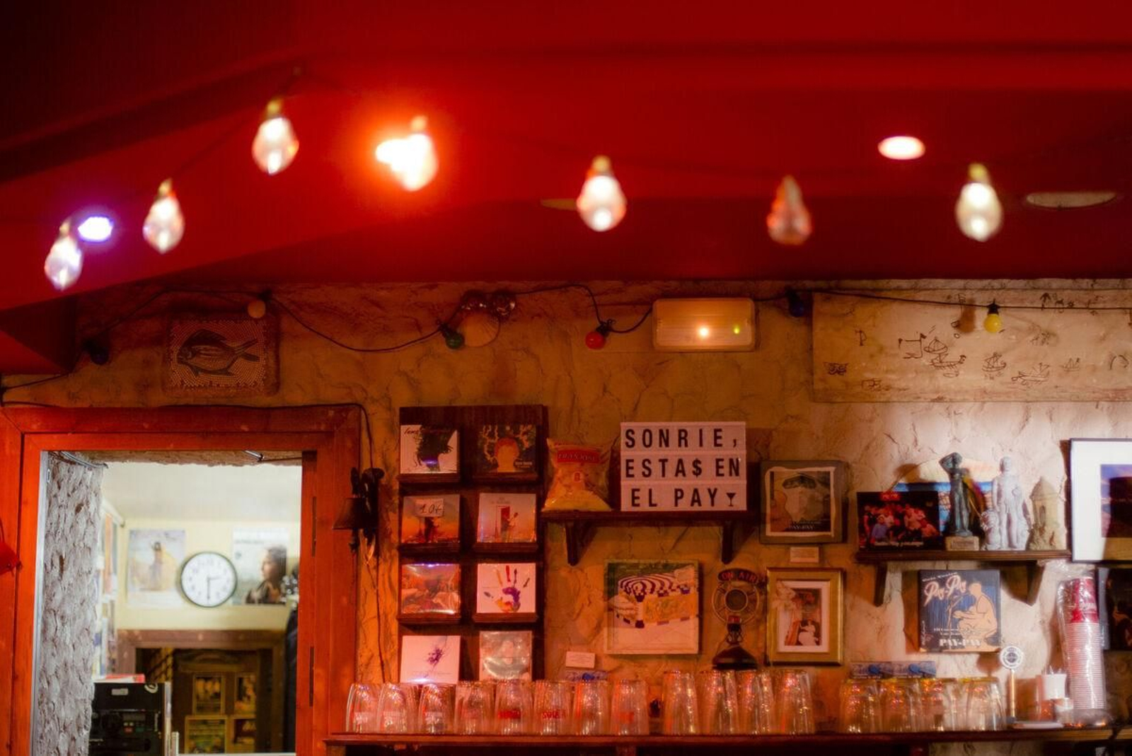Una imagen del interior del café teatro Pay Pay.