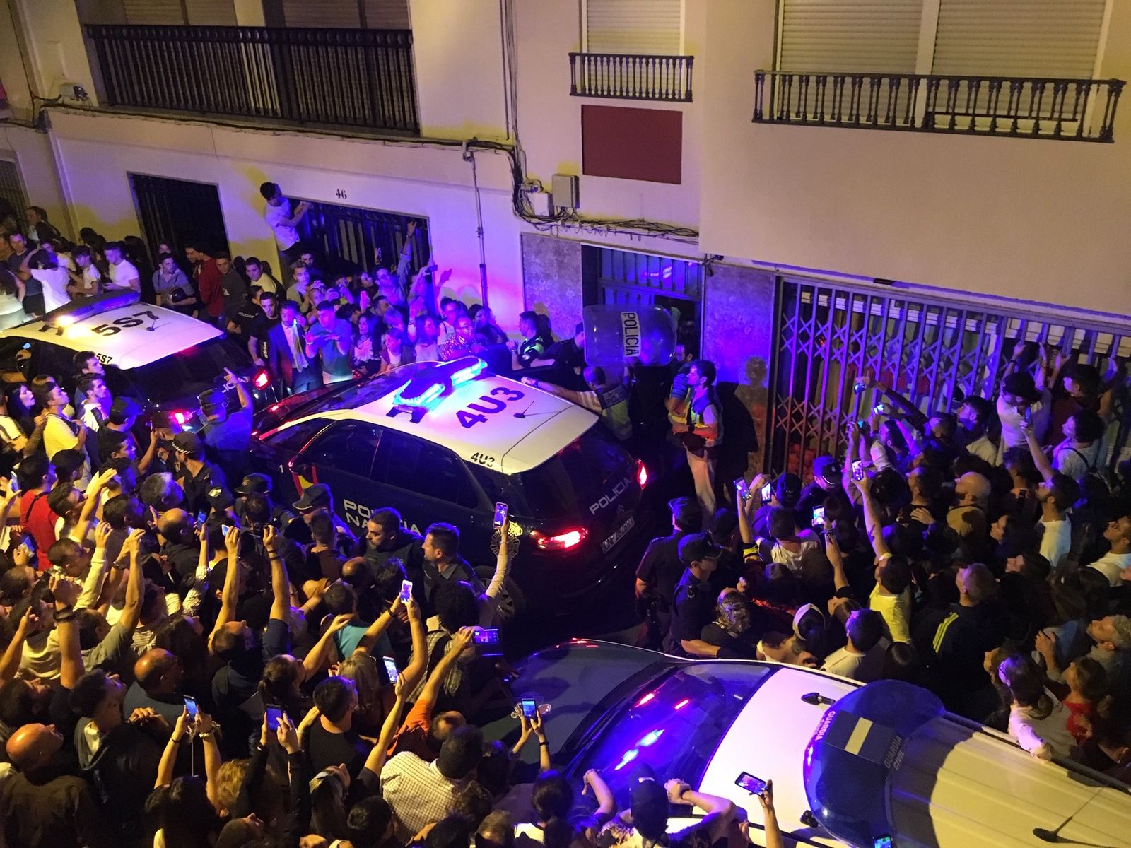 Calle Priego, donde fue detenido el hermano del principal sospechoso.