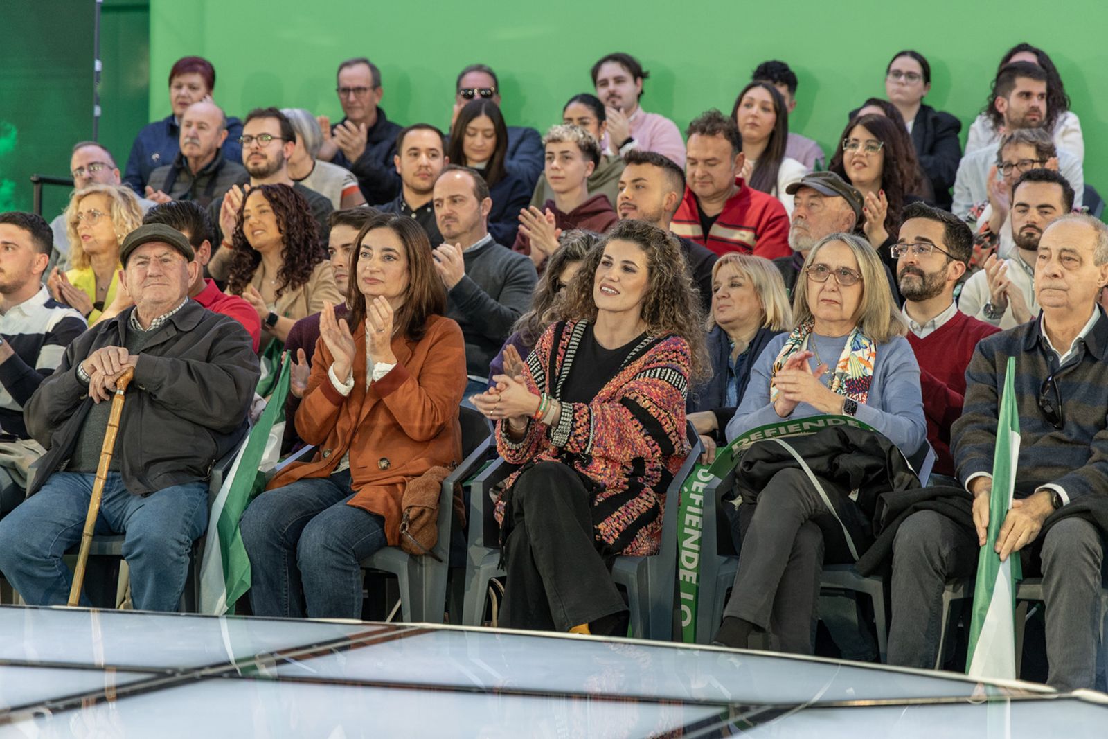 Acto en defensa de los servicios públicos para celebrar el 28F en Jaén