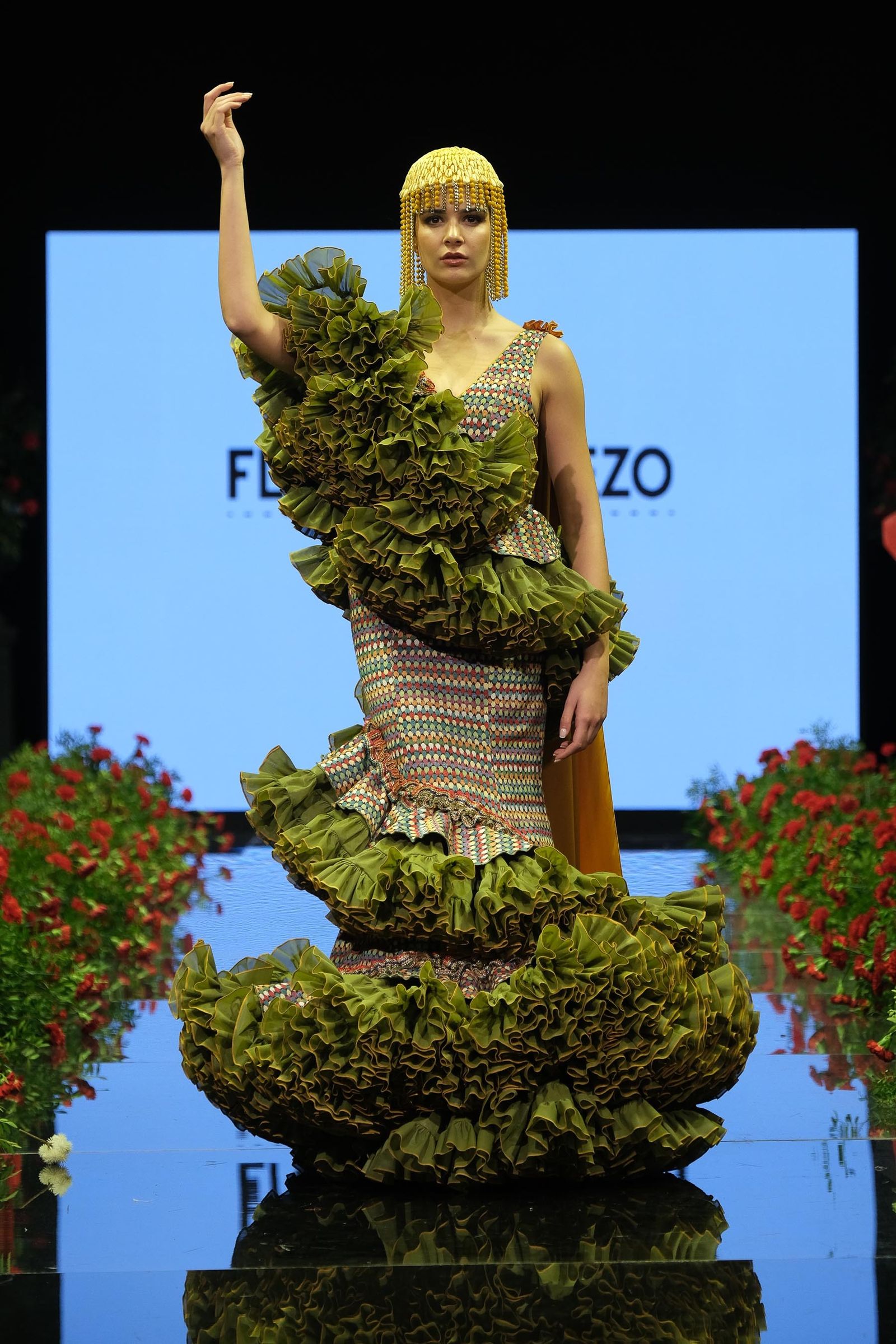 Desfile de Flor de Cerezo en la Pasarela Flamenca Jerez Tío Pepe 2023