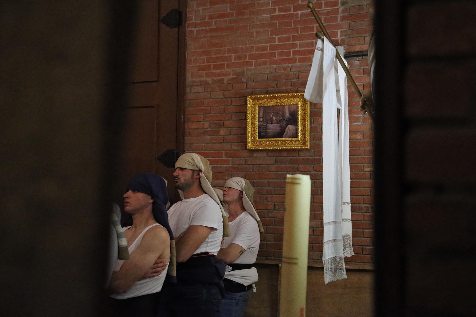 Fotos de la primera levantá de La Borriquita en Algeciras 2023