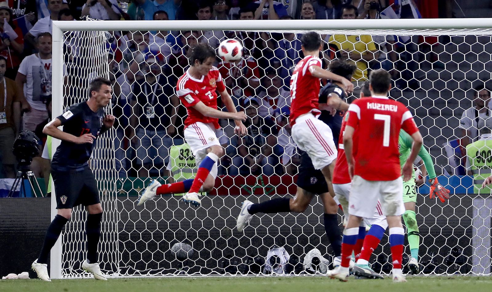 Las imágenes del Rusia-Croacia