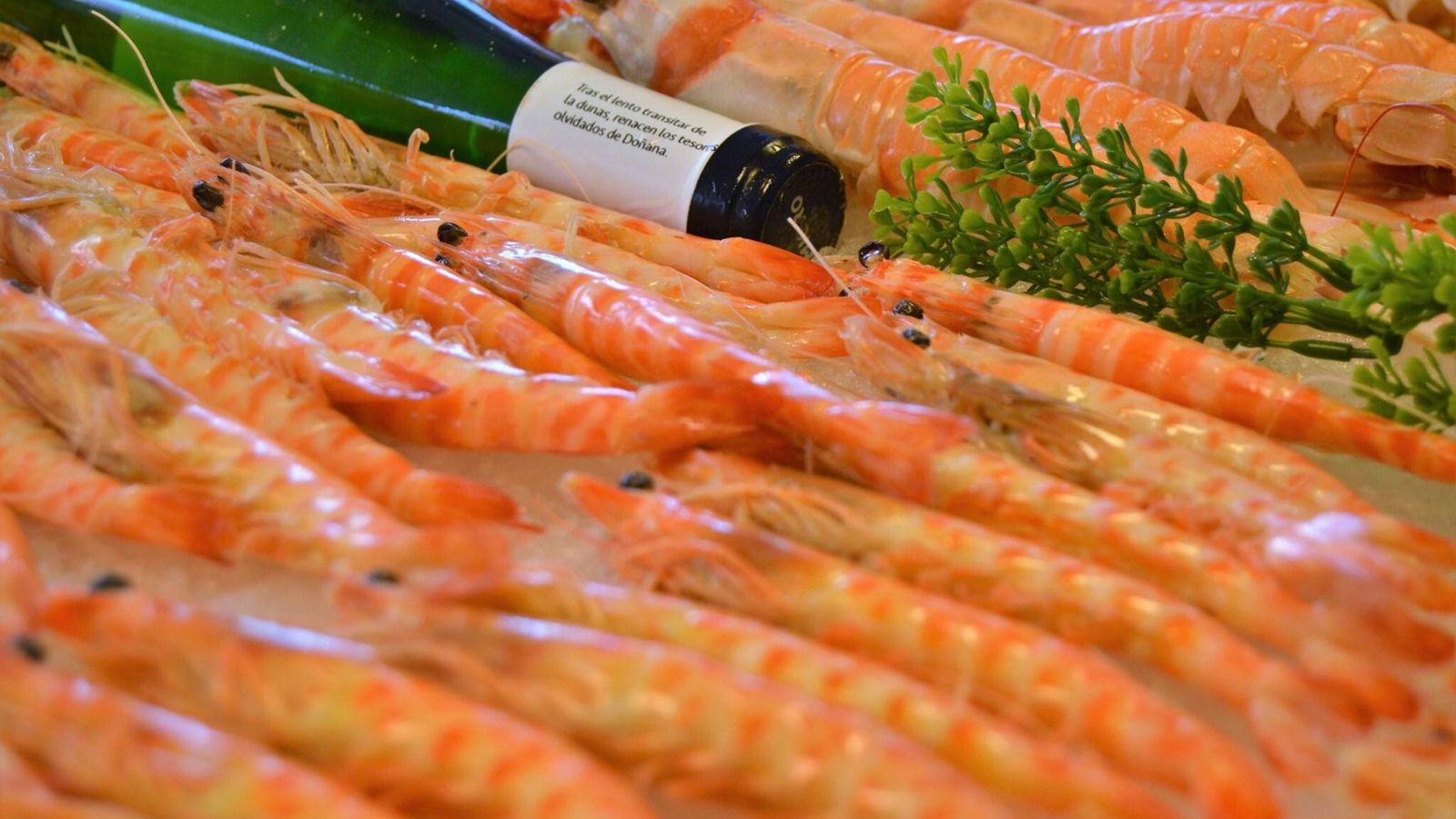 Gamba blanca de Huelva en El Tapeíto Gamba blanca de Huelva en El Tapeíto
