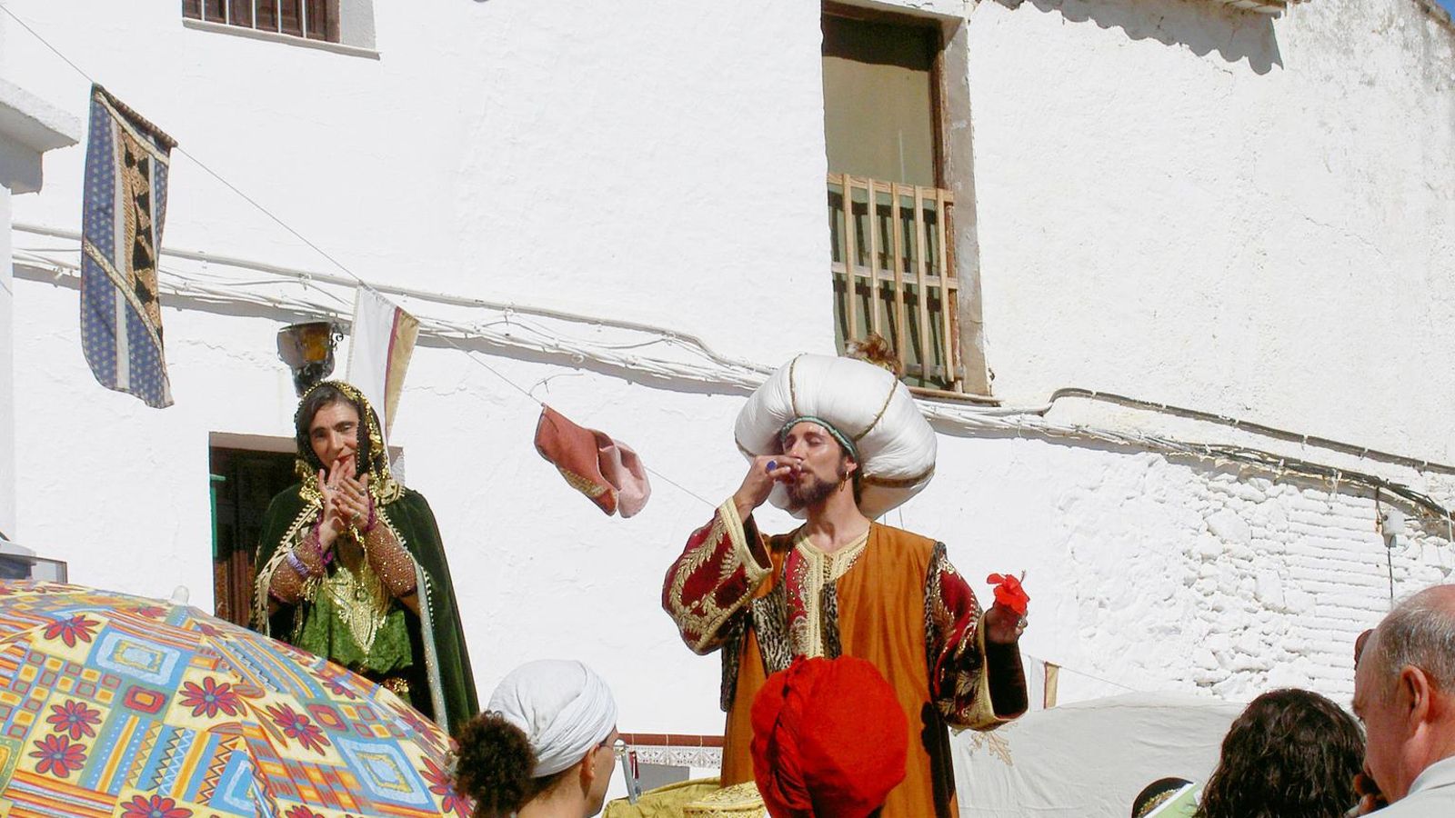 Momento de la fiesta del monfí en Cútar. Momento de la fiesta del monfí en Cútar.