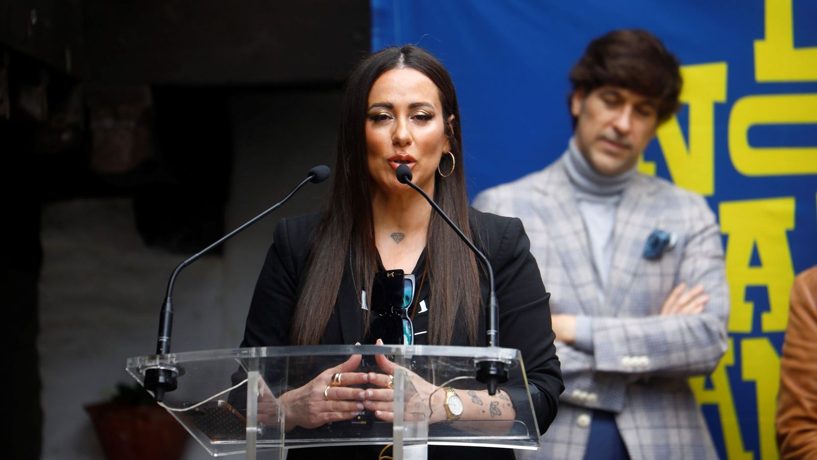La cantaora cordobesa Sara Dénez, durante su intervención.