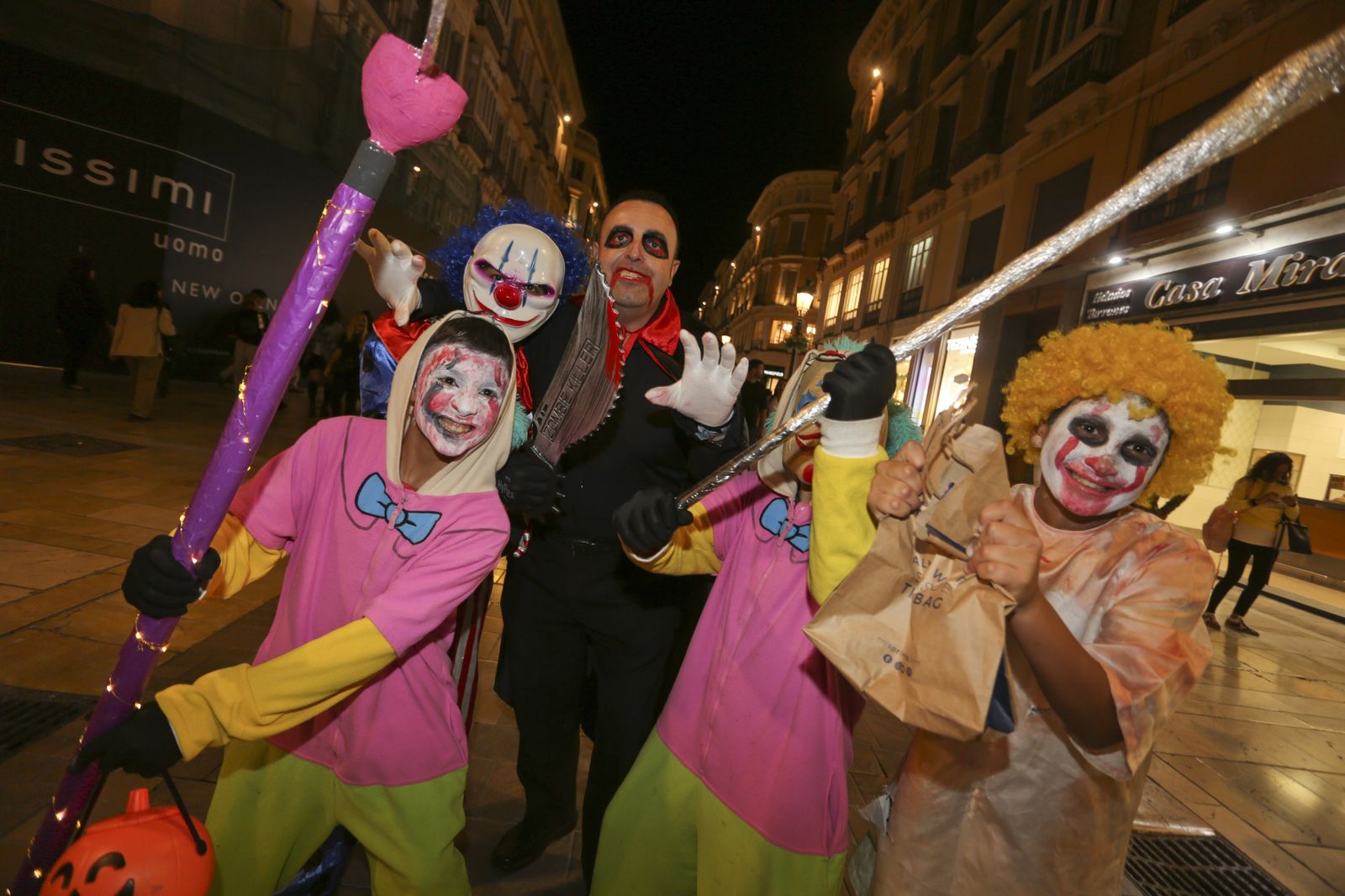 Las fotos de la noche de Halloween en Málaga