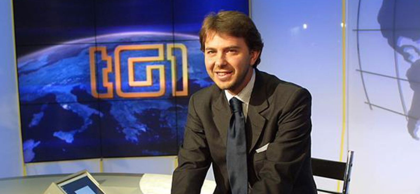 Francesco Giorgino, uno de los conductores de informativos de la RAI 1