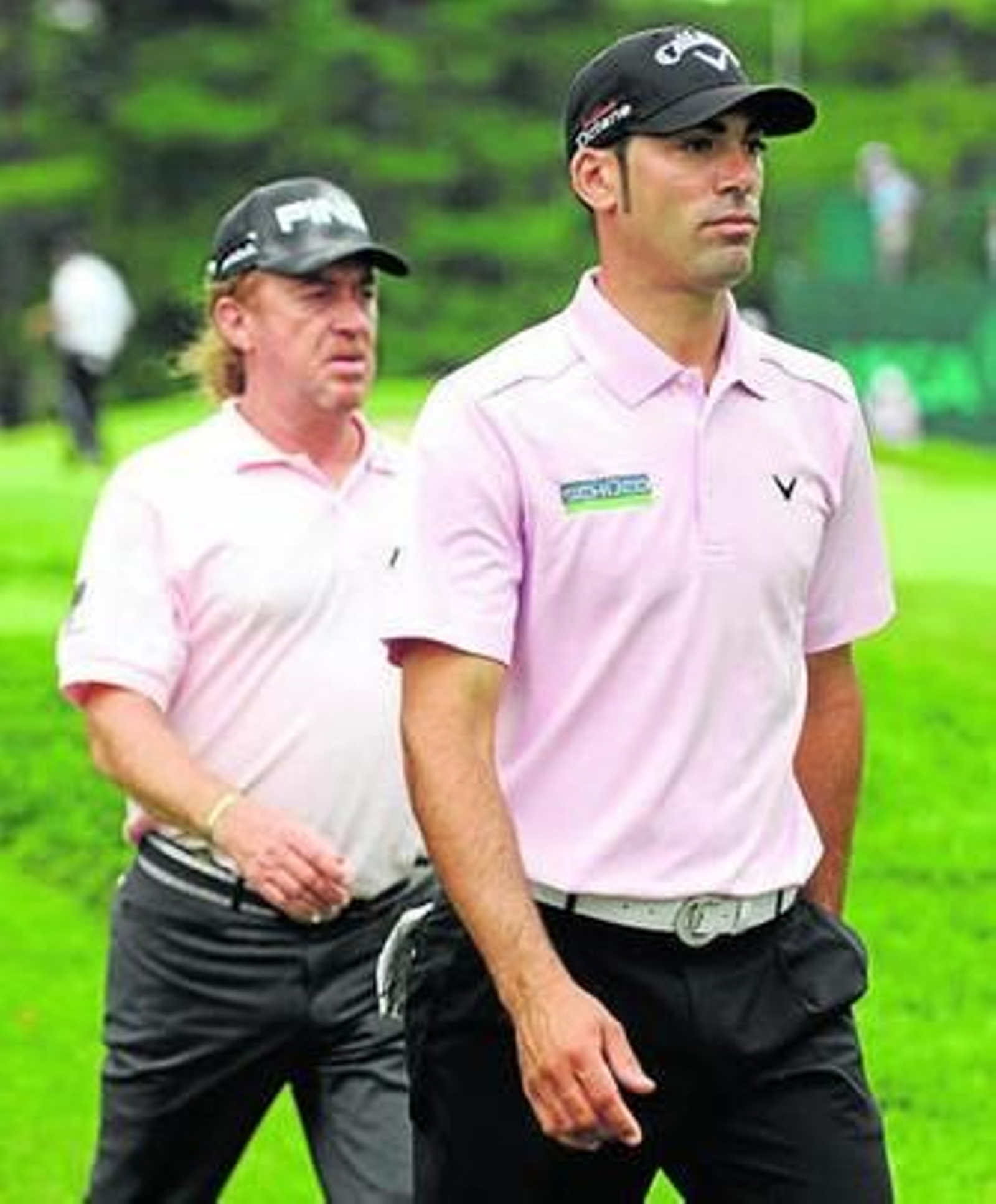 Miguel Ángel Jiménez (i) y Alvaro Quirós en una imagen de archivo.