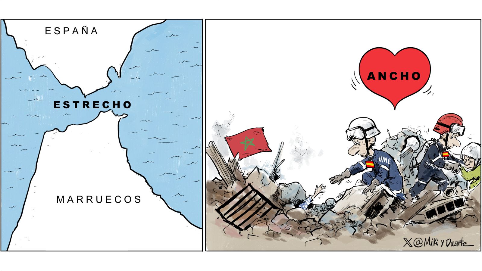 A los equipos de rescate