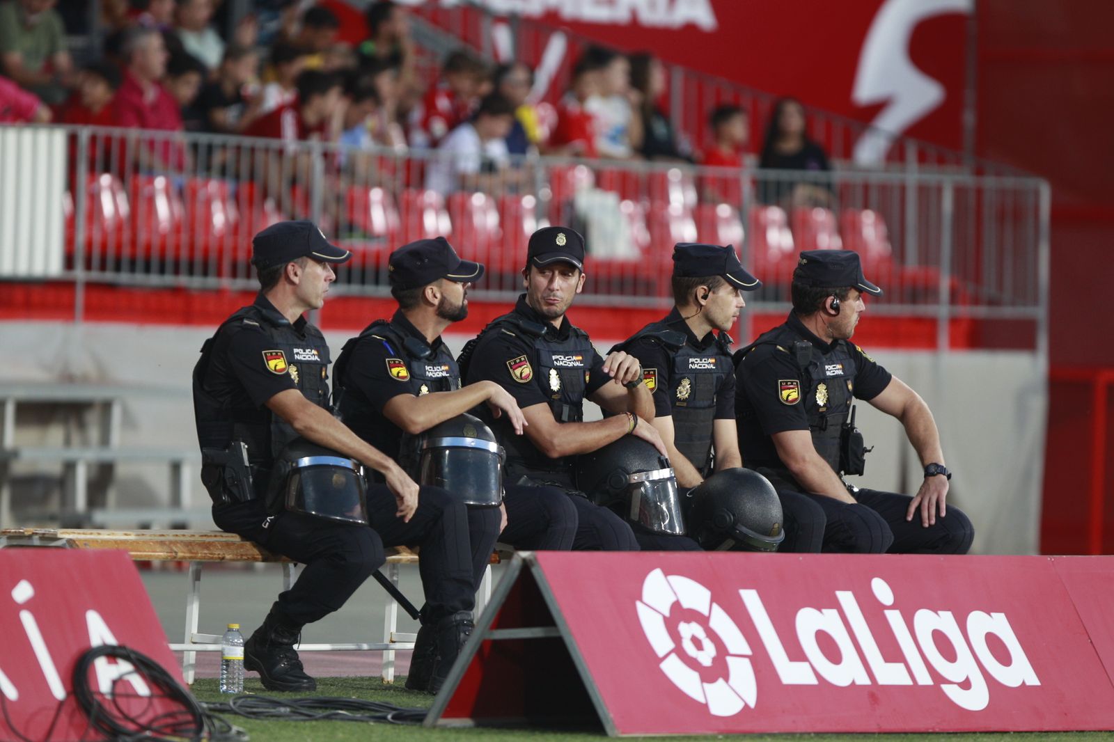 Imágenes del partido de fútbol U.D. Almería-Girona F.C.