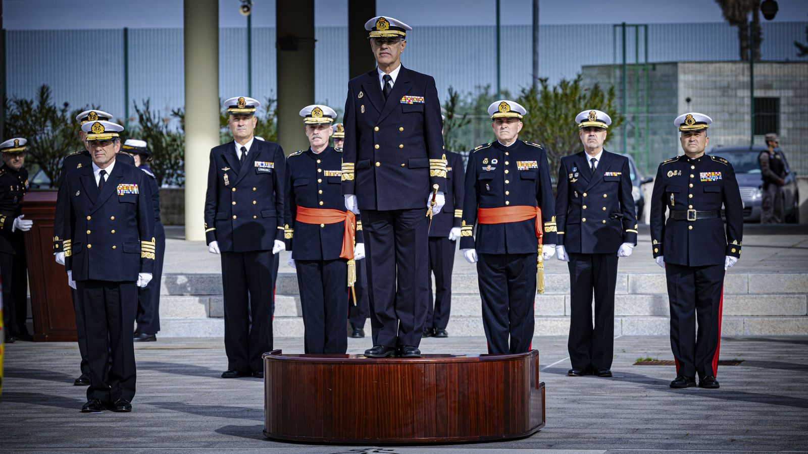 Las imágenes de la toma de posesión del comandante general de la Infantería de Marina