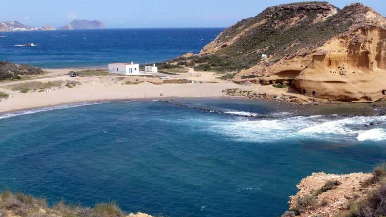 Playa de Los Cocedores, en Pulpí.
