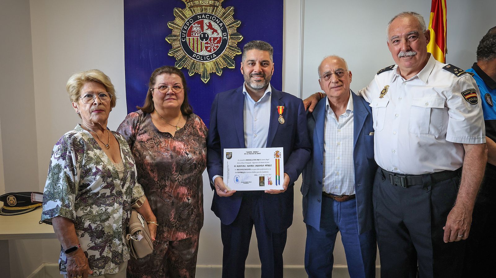 Imágenes de la entrega de las medallas de oro del Santo Ángel