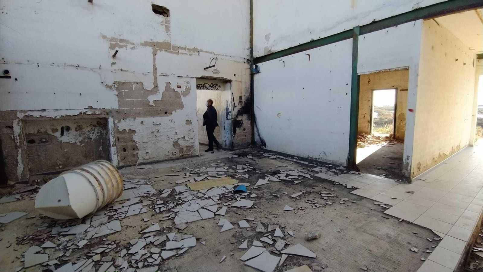 La degradación de la salina La Carabela en San Fernando