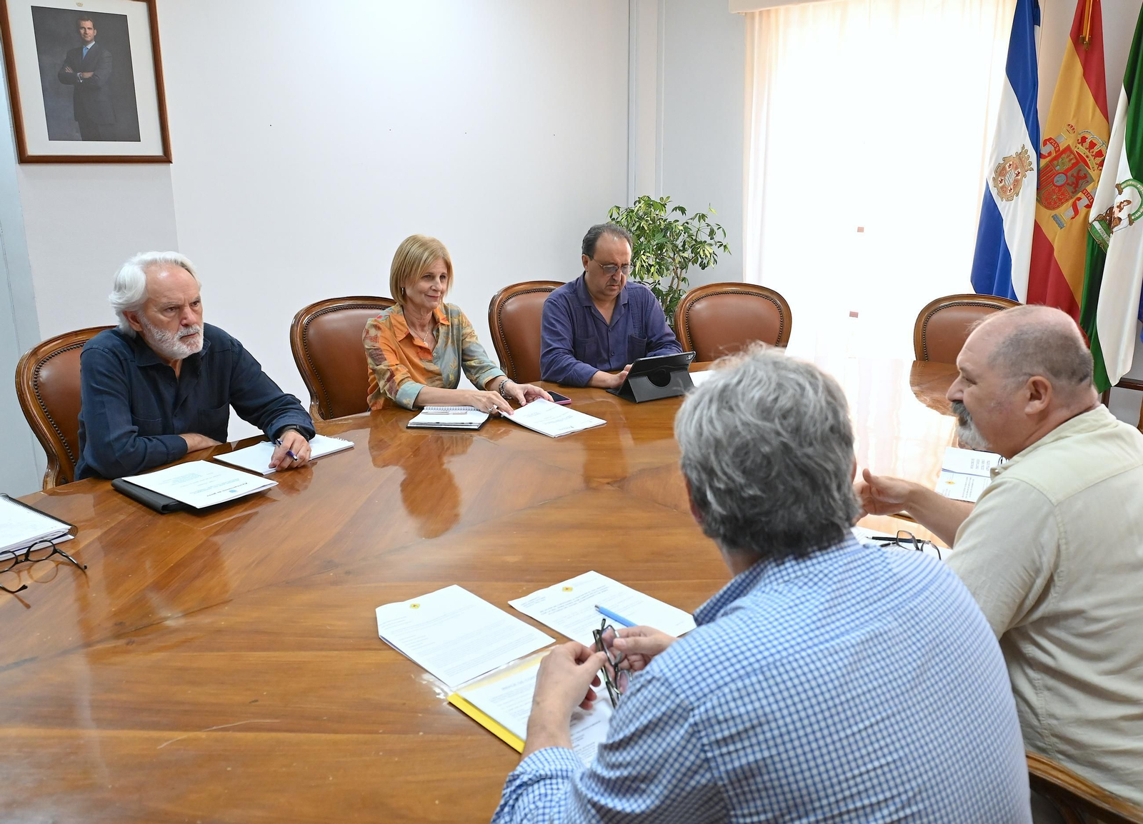 Encuentro entre el Ayuntamiento y la Asociación Jerez-Tombuctú.