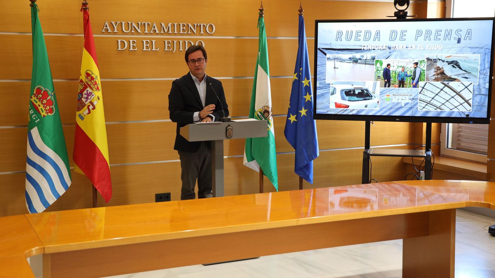 Francisco Góngora, durante la rueda de prensa celebrada este jueves.