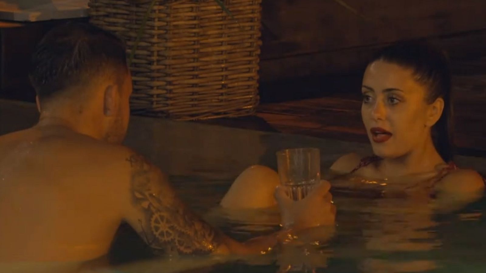 Rosario con el 'tentador' Suso.