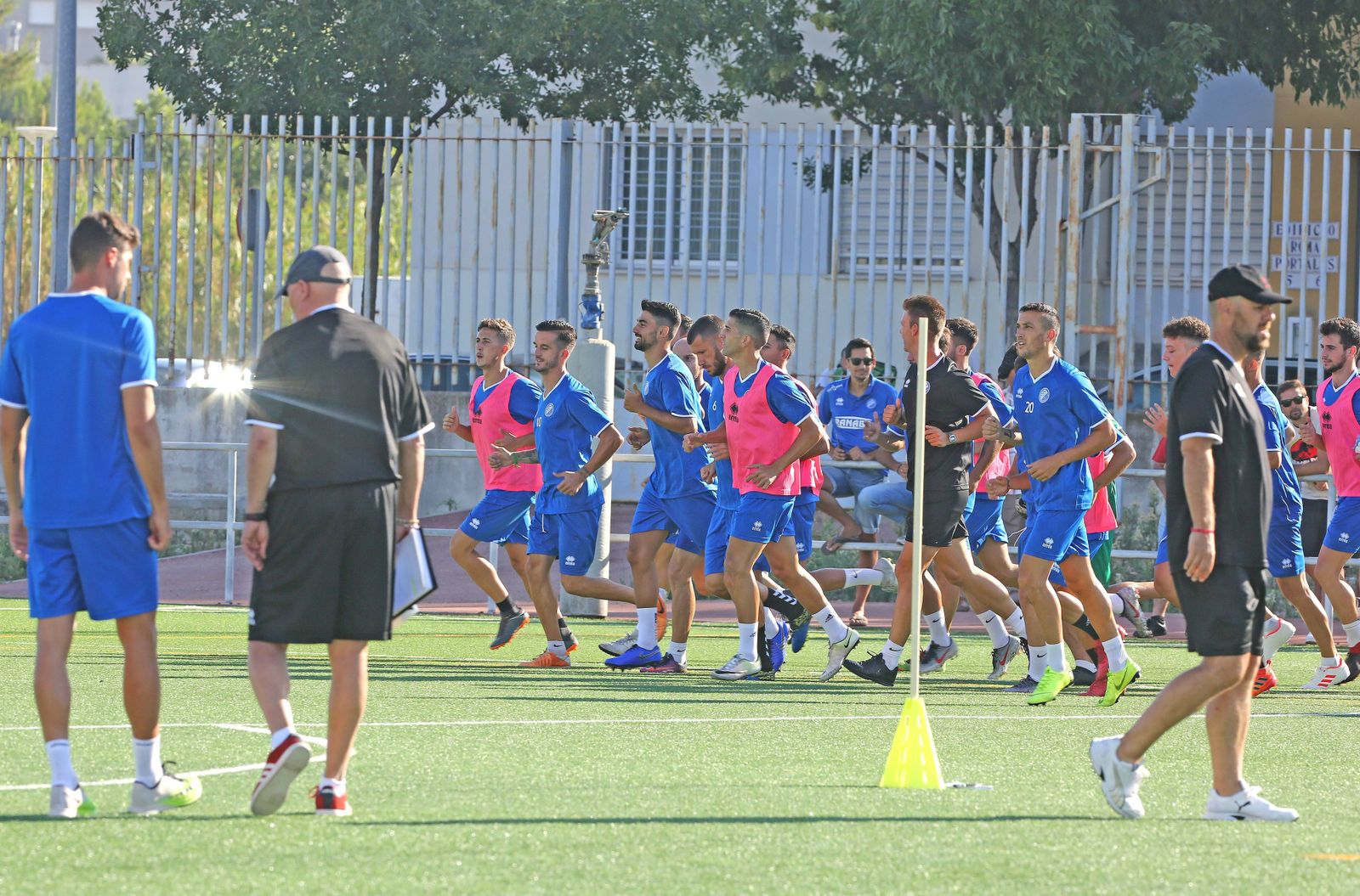 Imágenes del primer entrenamiento del  XerezDFC