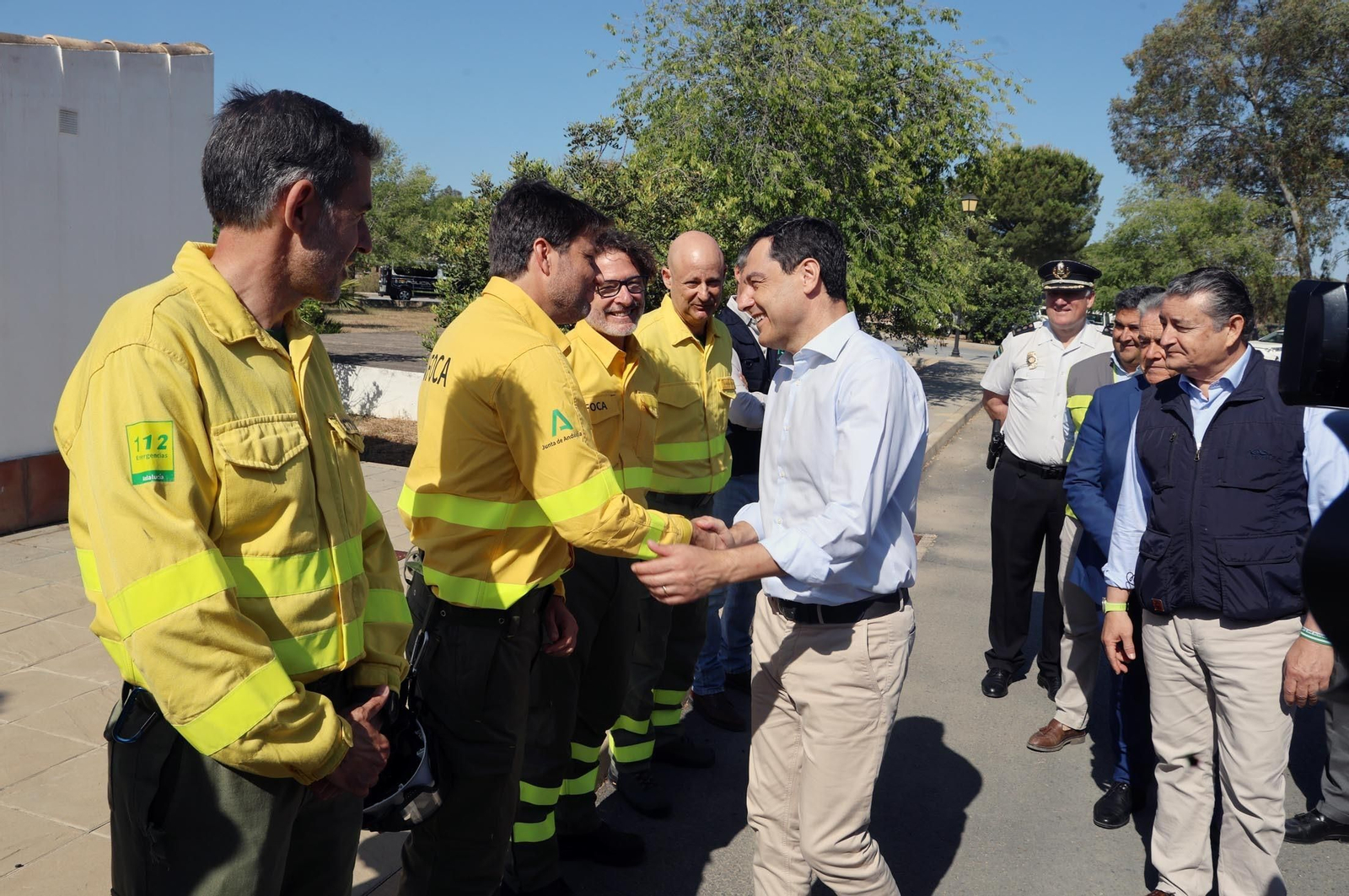 Imágenes de la presentación del Plan Infoca 2024 de prevención de incendios forestales
