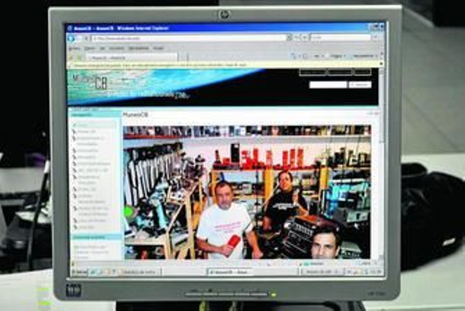 La página web del Museo CB.