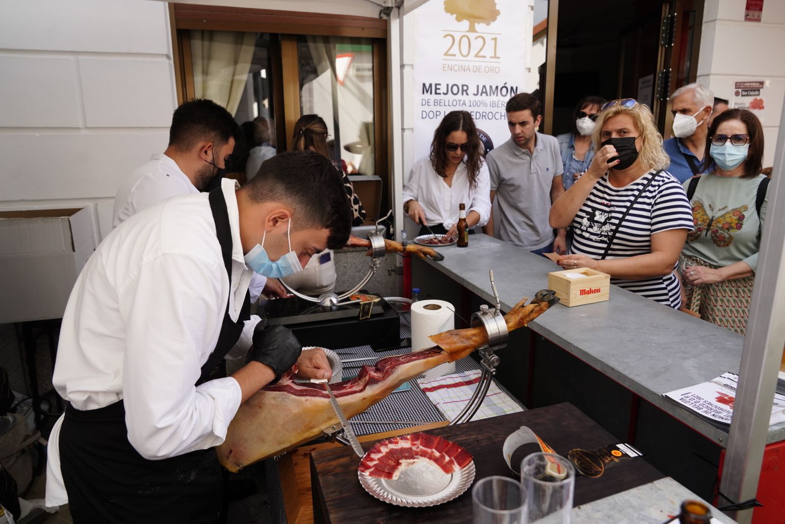 La última jornada de la Feria del Jamón de Villanueva de Córdoba, en fotografías