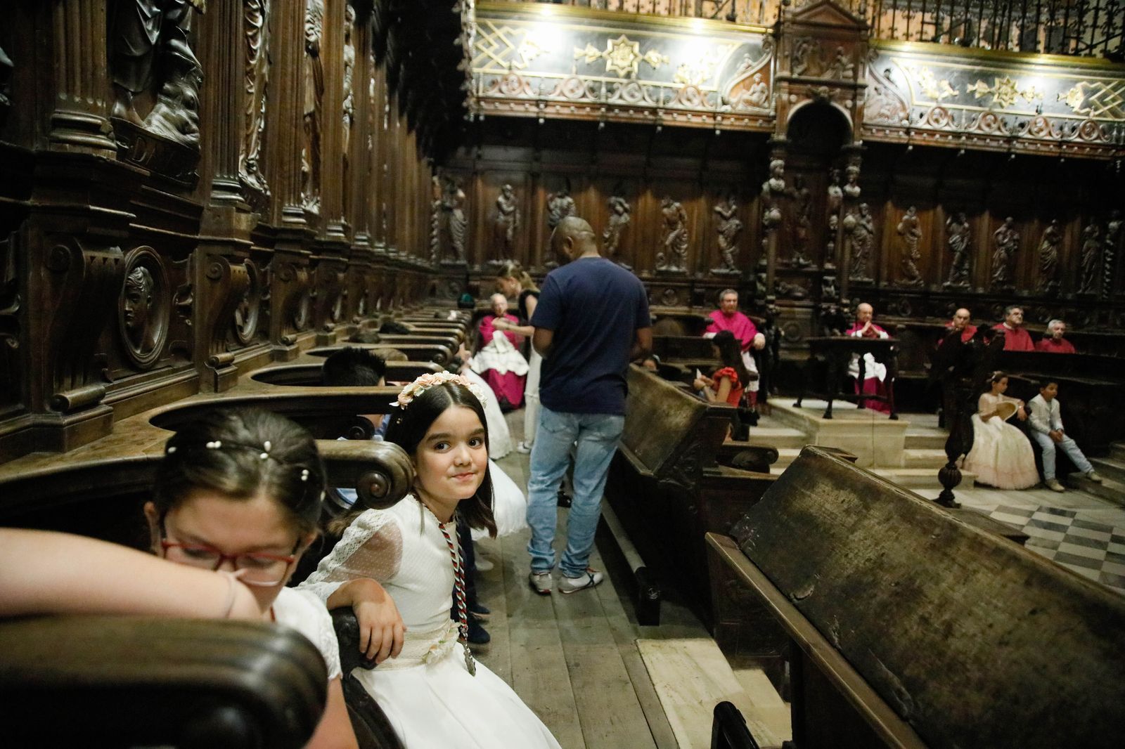 Imágenes de la procesión del Corpus Christi en Almería: así han sido la misa y la posterior marcha por la capital
