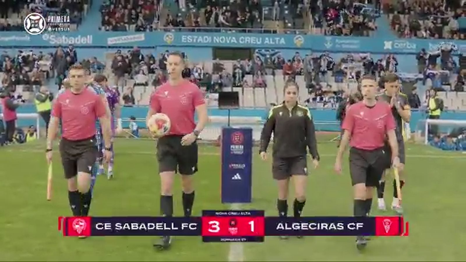 El vídeo resumen del Sabadell - Algeciras (3-1)
