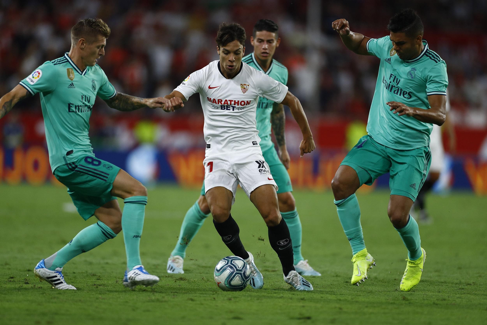 Las imágenes del Sevilla-Real Madrid