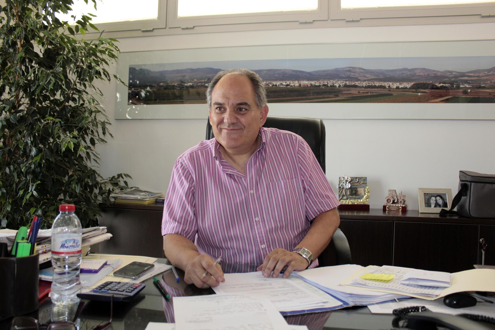 El alcalde de Huétor Tájar, Fernando Delgado Ayén