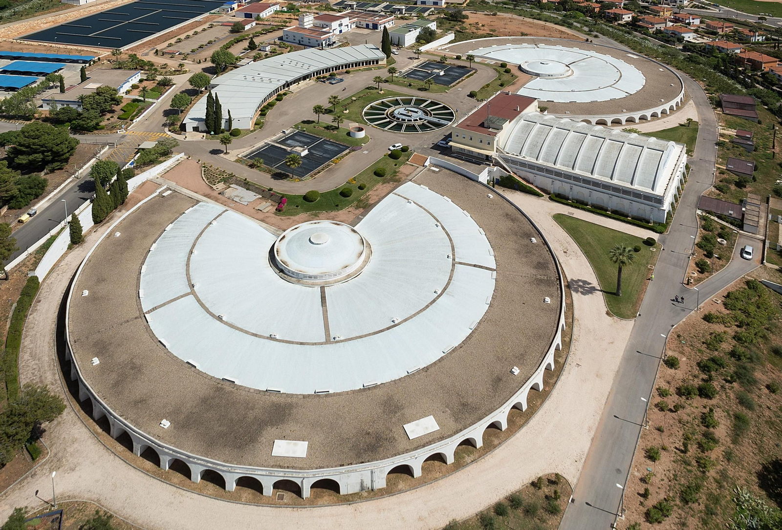 Depósitos de Villa Azul, que gestiona Emacsa.