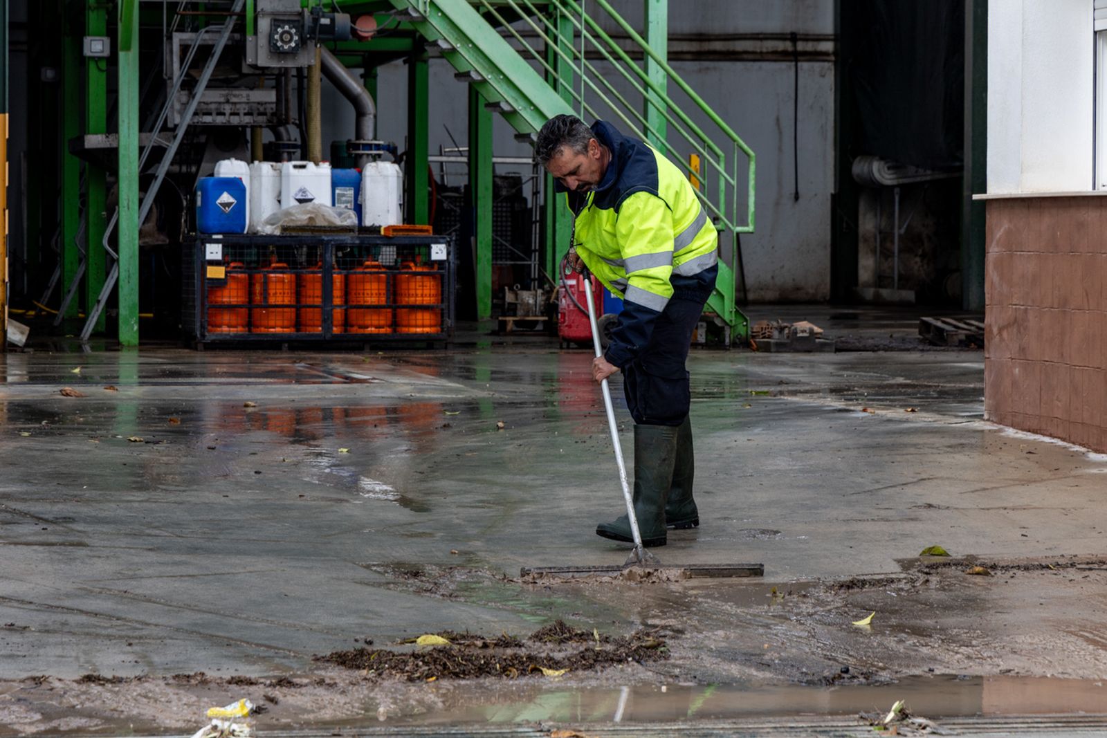 Así queda Monte Lope Álvarez después de la tromba de agua caída