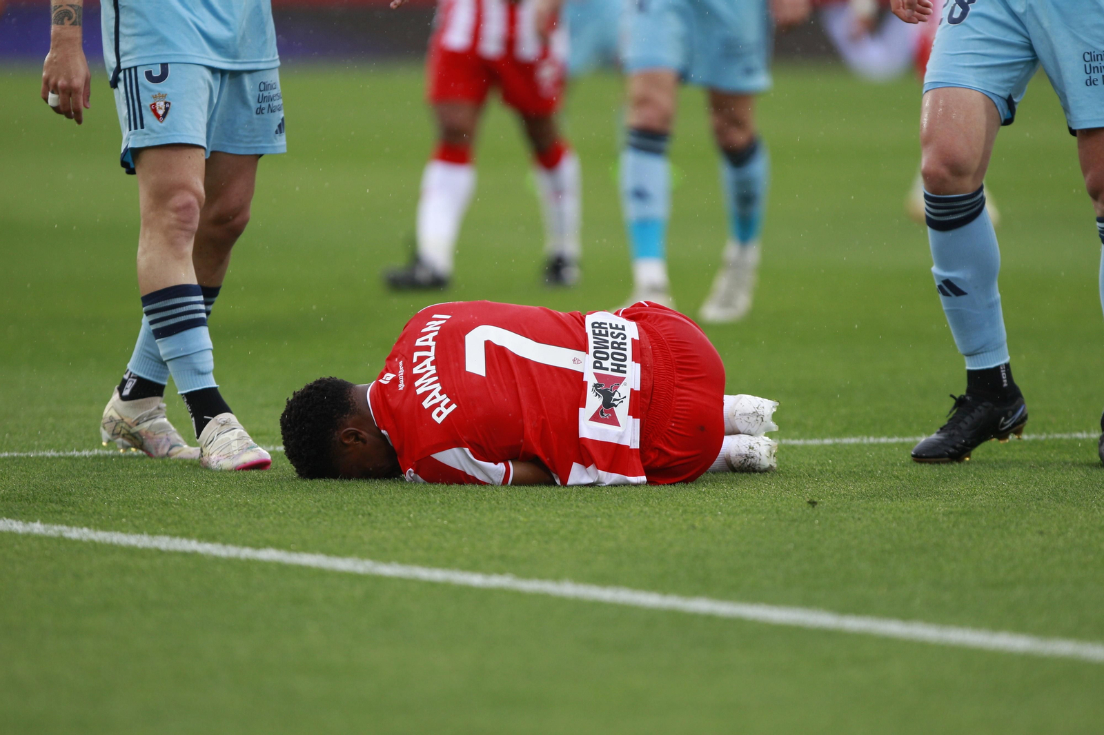Las mejores imágenes del partido de fútbol U.D. Almería-C.A. Osasuna