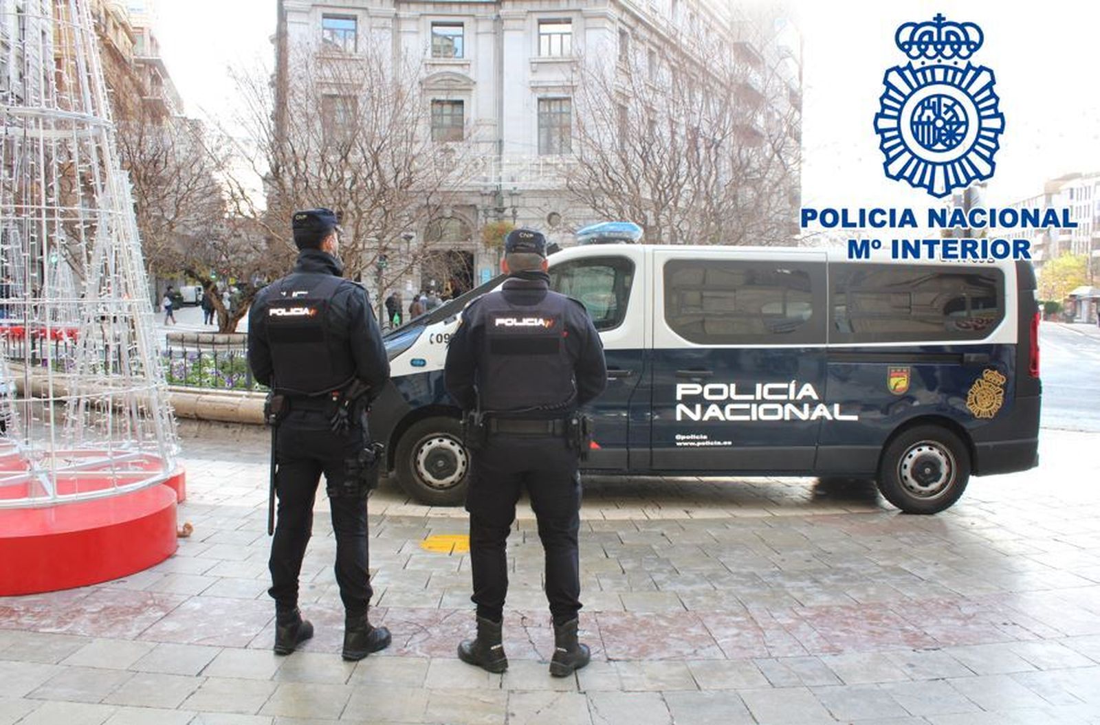 Una patrulla de la Policía Nacional de Granada.