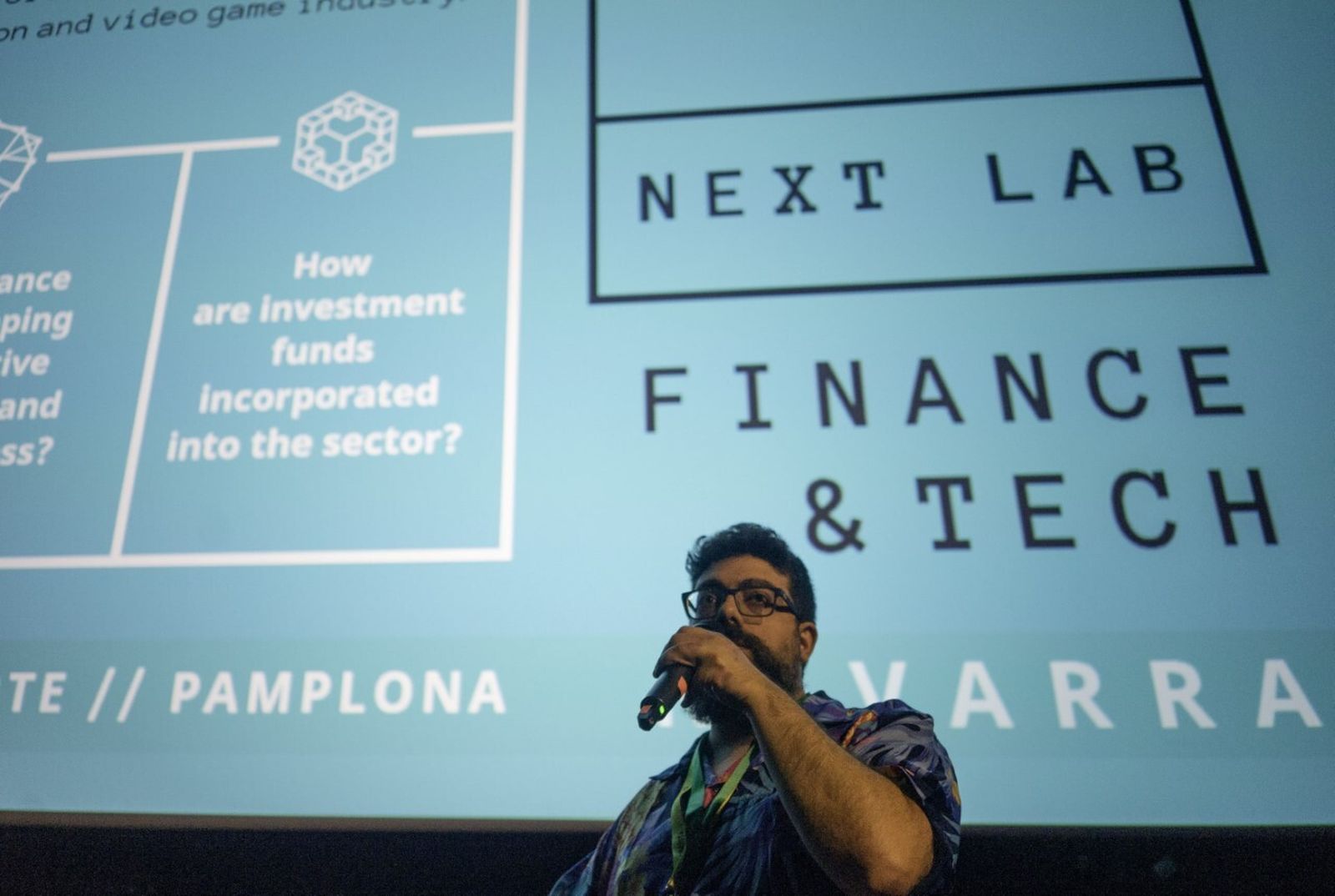 Presentación del Next Lab Finance & Tech en el Festival de Málaga.