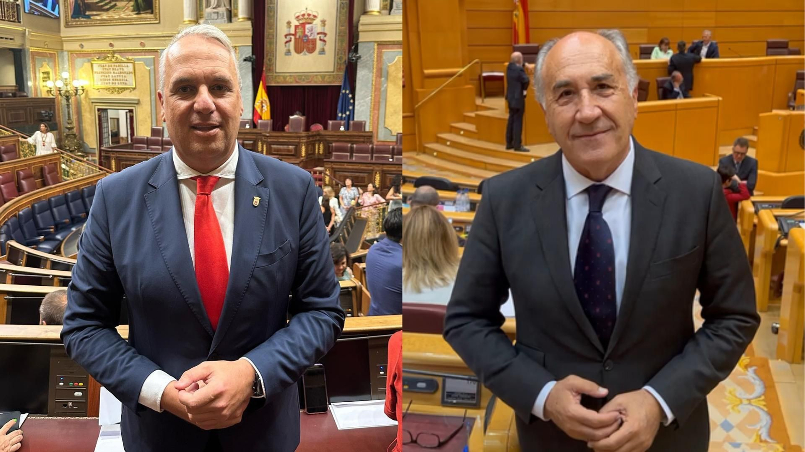 Juan Carlos Ruiz Boix (PSOE) y José Ignacio Landaluce (PP).