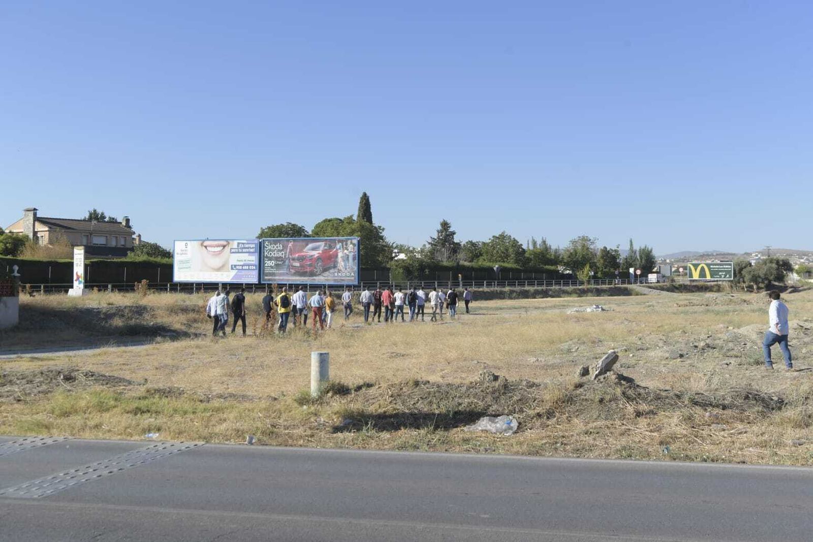 Imagen de la visita de las empresas interesadas en el segundo tramo de la ampliación del Metro de Granada