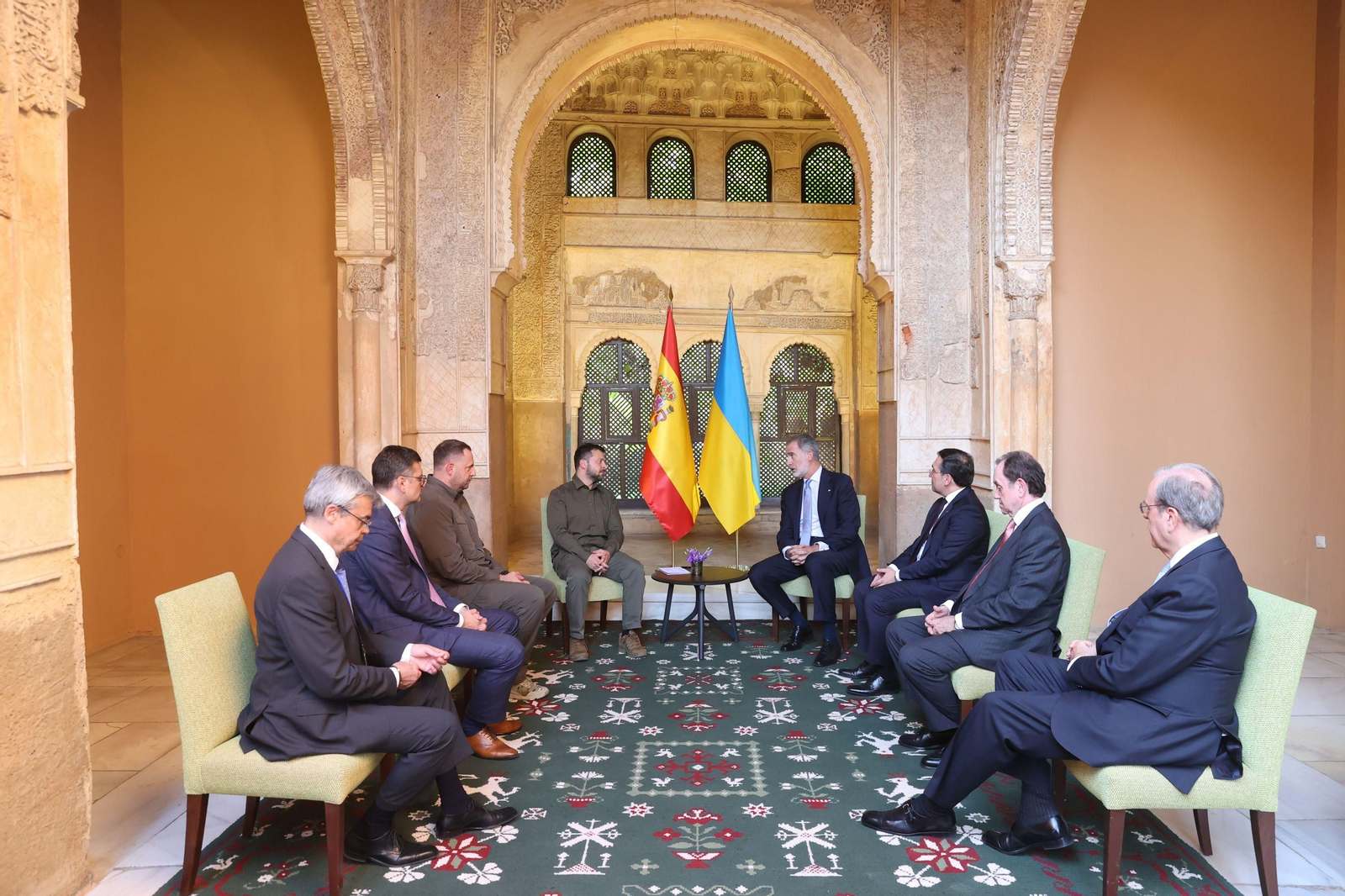 La Alhambra y las mejores imágenes del primer día de la Cumbre Europea en Granada