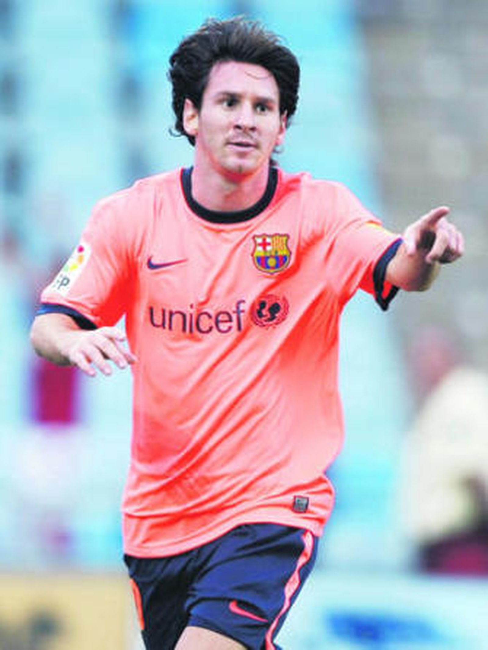 Messi anotó el segundo gol de su equipo.