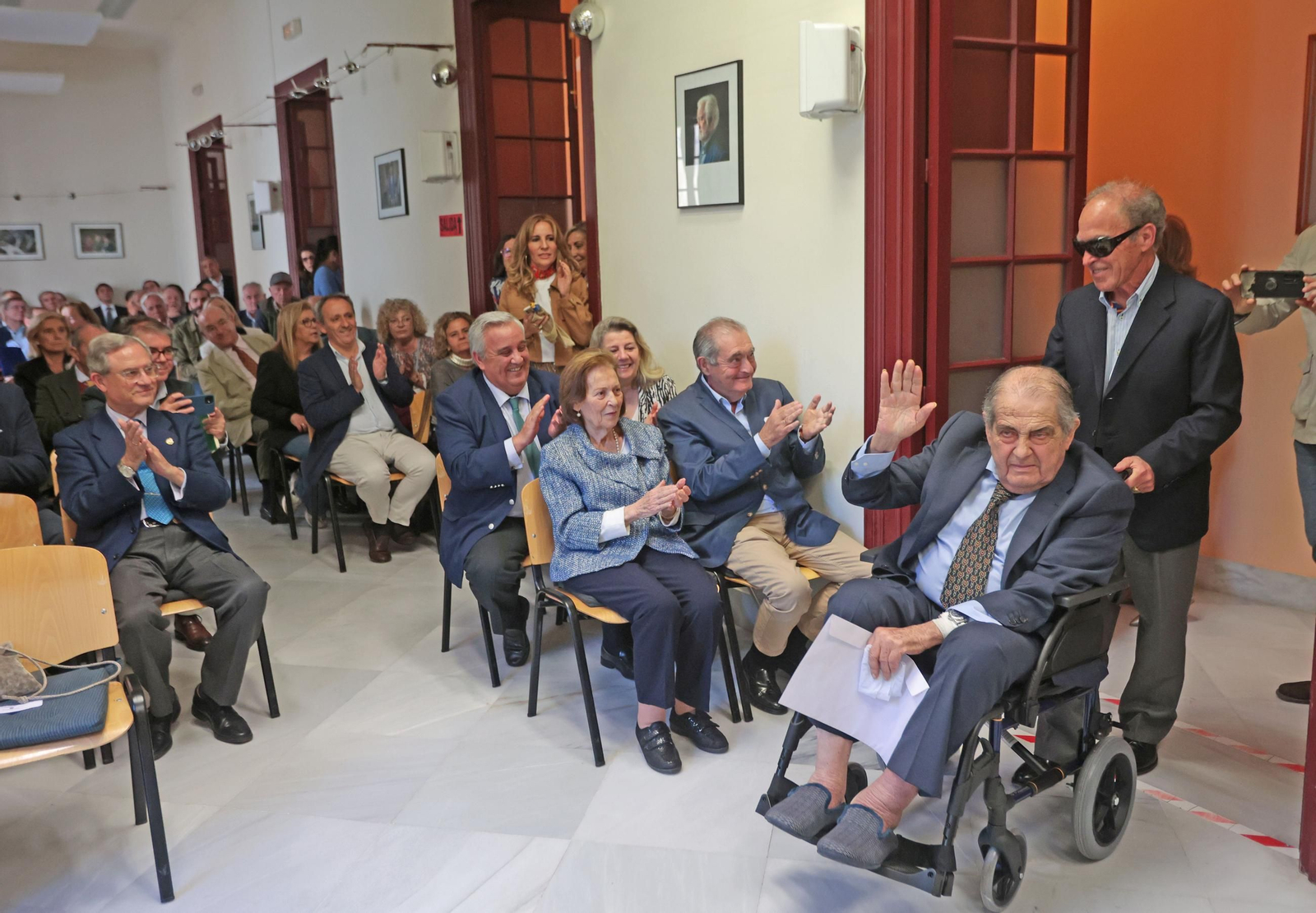 Imágenes del homenaje a Jerónimo Roldán de la Asociación de la Prensa de Jerez
