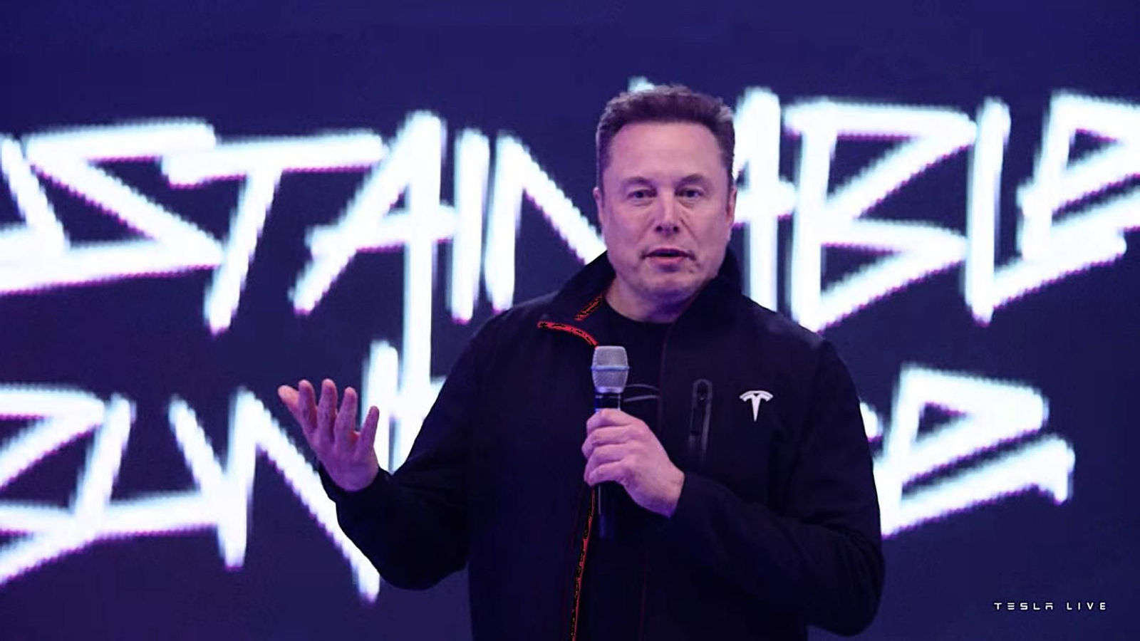 Elon Musk, en la junta de accionistas de Tesla.