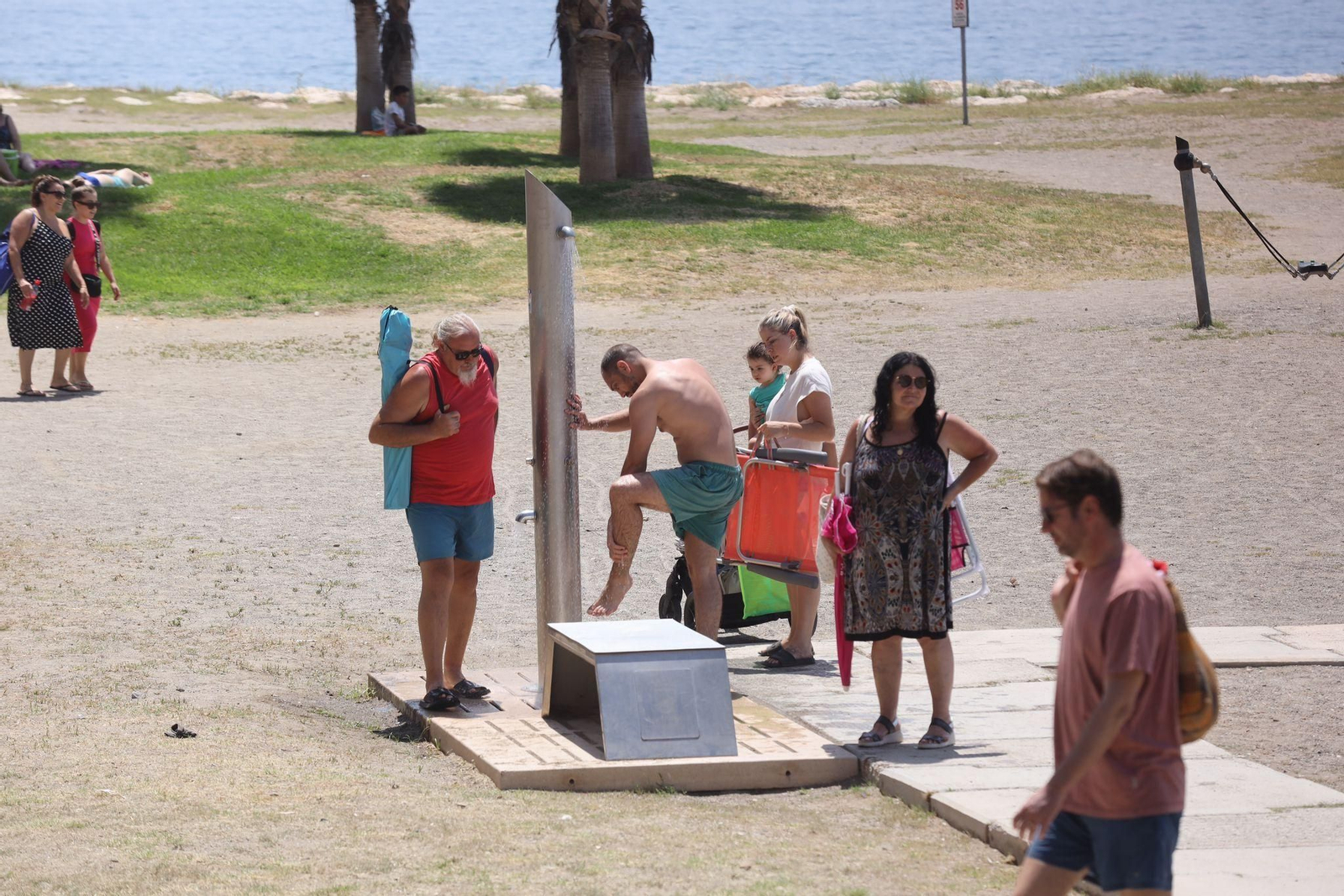 Lleno en las playas de Málaga