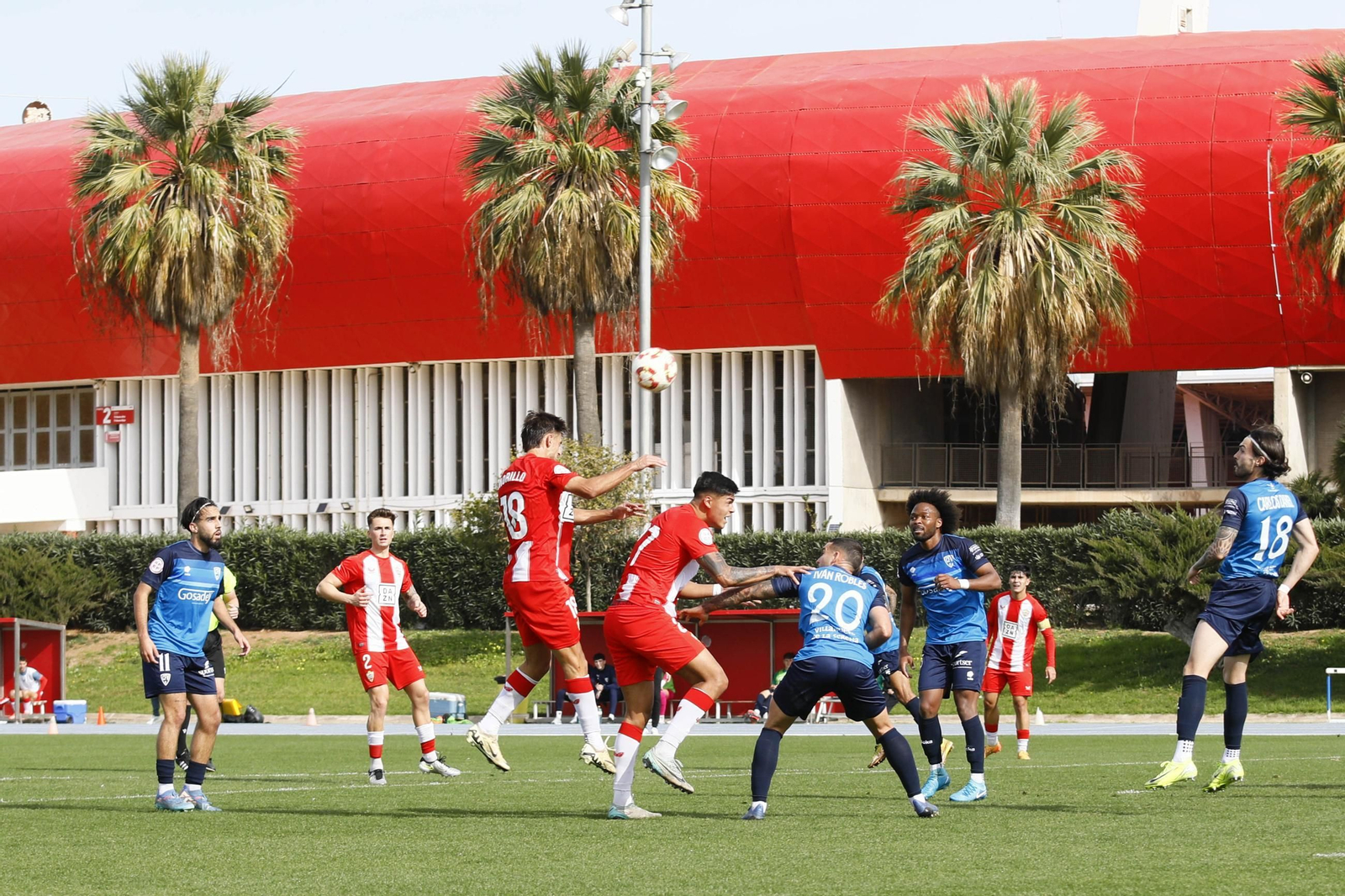 Imágenes del partido entre Almeria B contra Villanovense de segunda RFEF