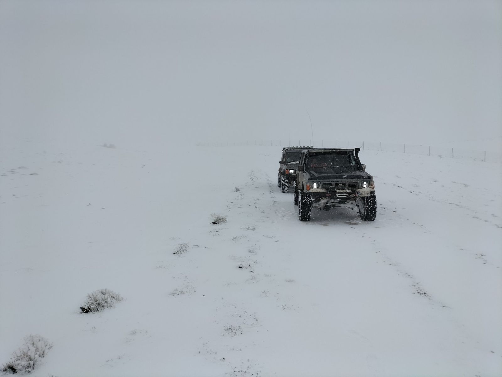 En imágenes: el nacimiento del Río Segura y los campos de Hernán Pelea cercados por la nieve
