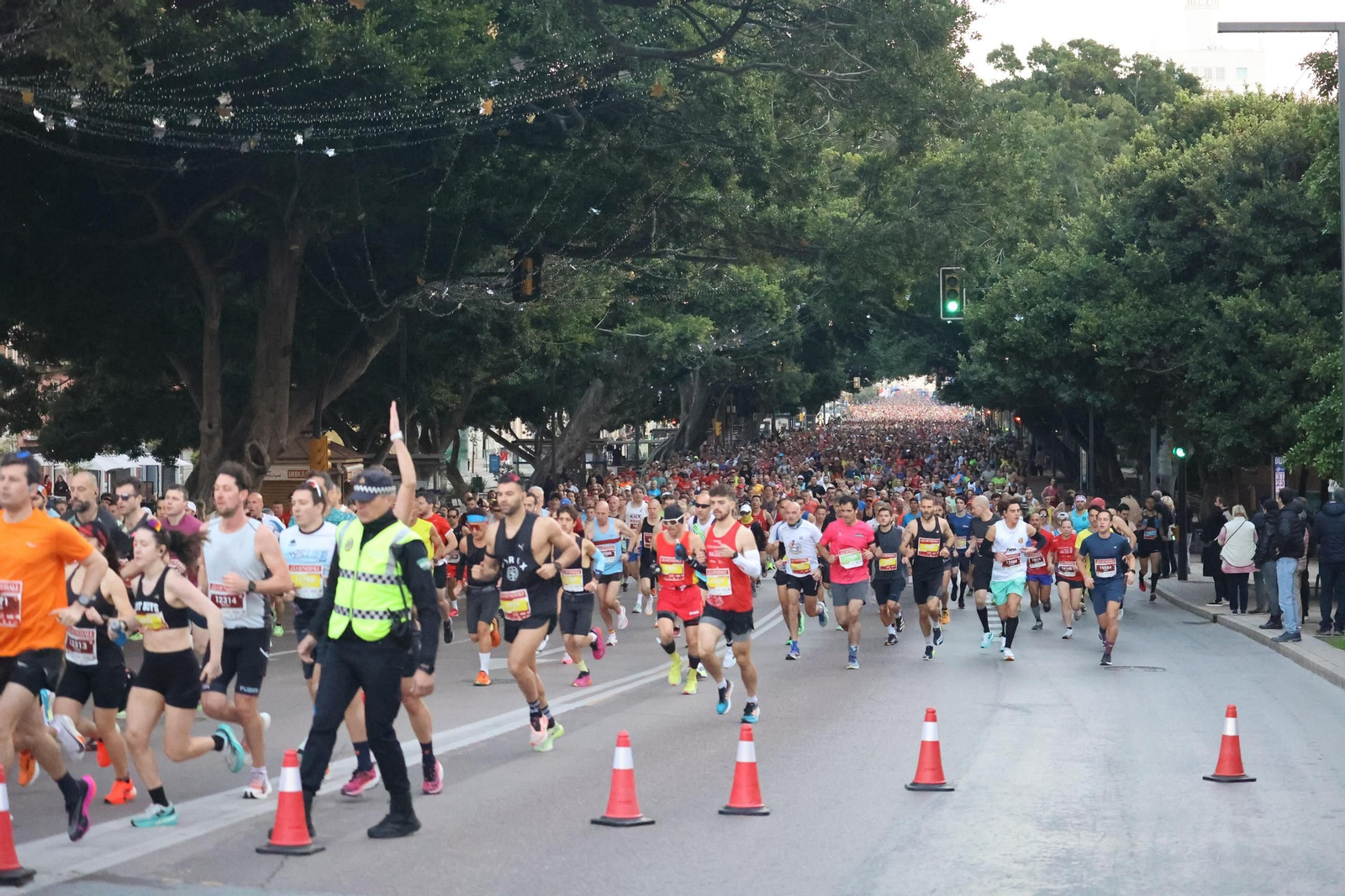 Las mejores fotos de la Maratón de Málaga 2024