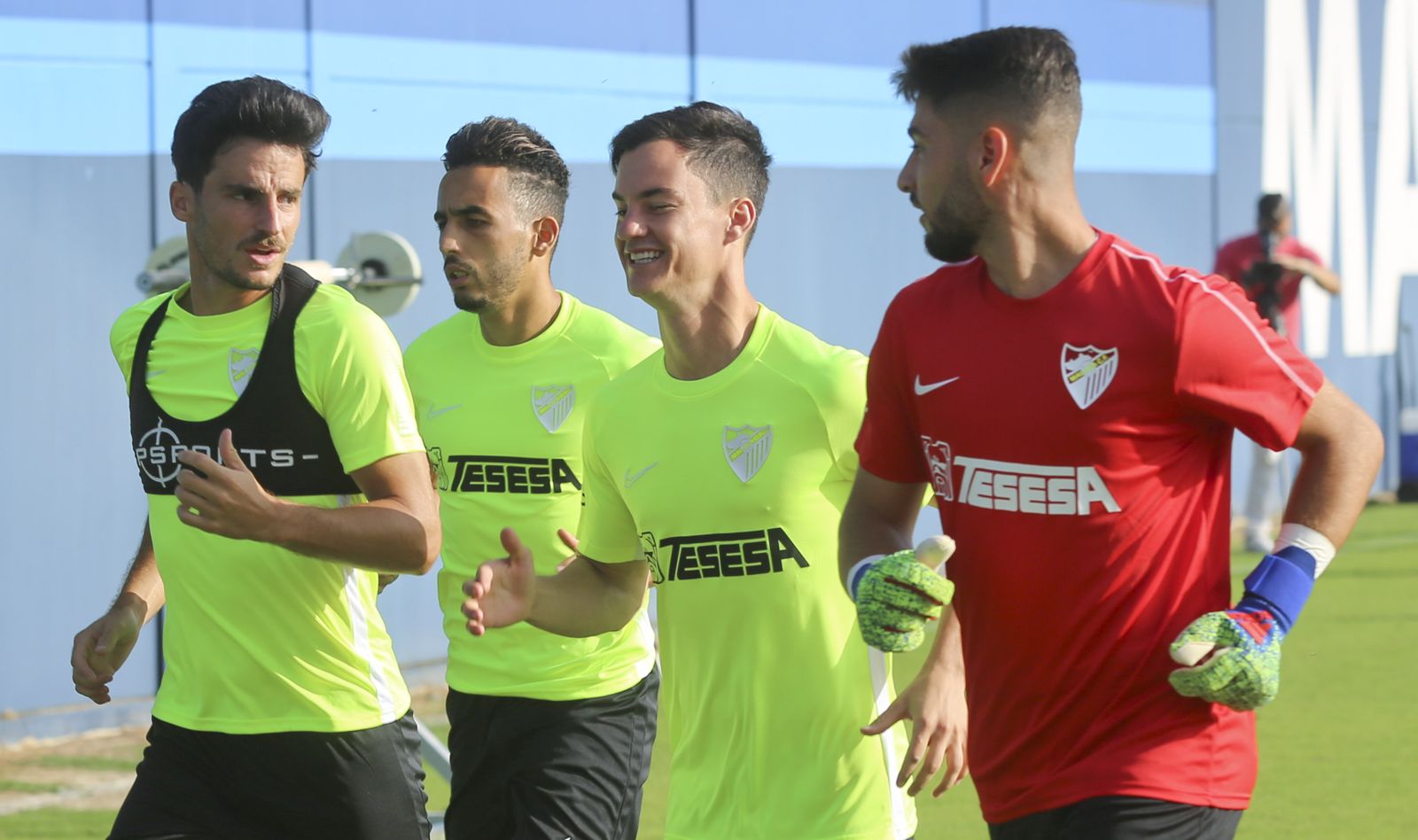 Las fotos del entrenamiento del Málaga en el Anexo de La Rosaleda