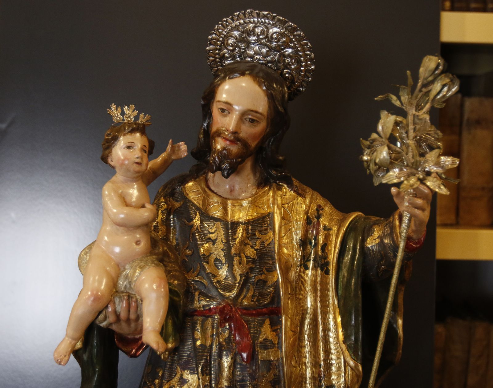 Exposición de San José en el Santo Angel