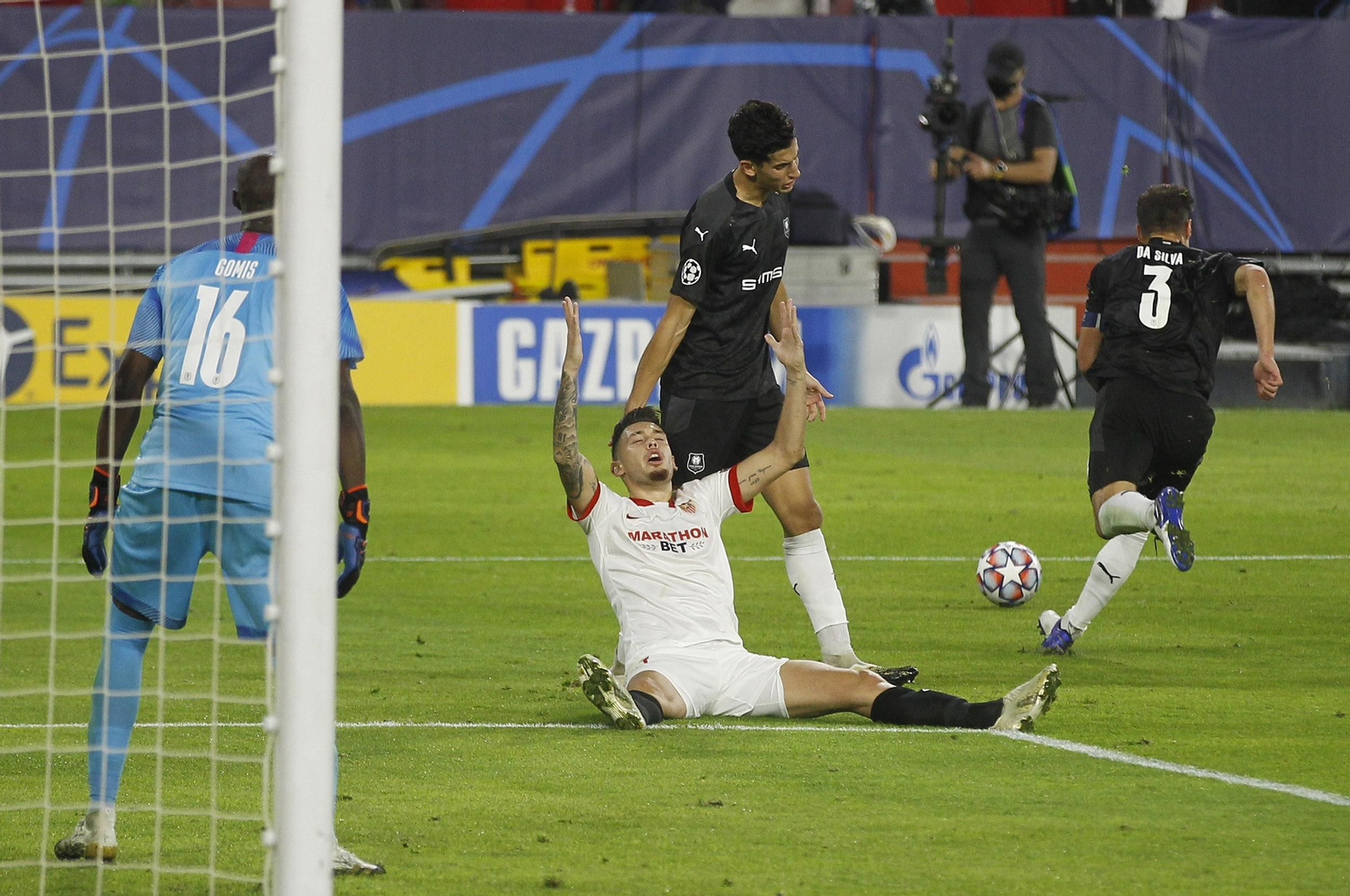 Las imágenes del Sevilla-Rennes